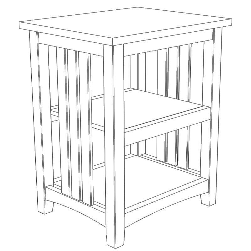 Mission Style Side Tables The Wood Knight