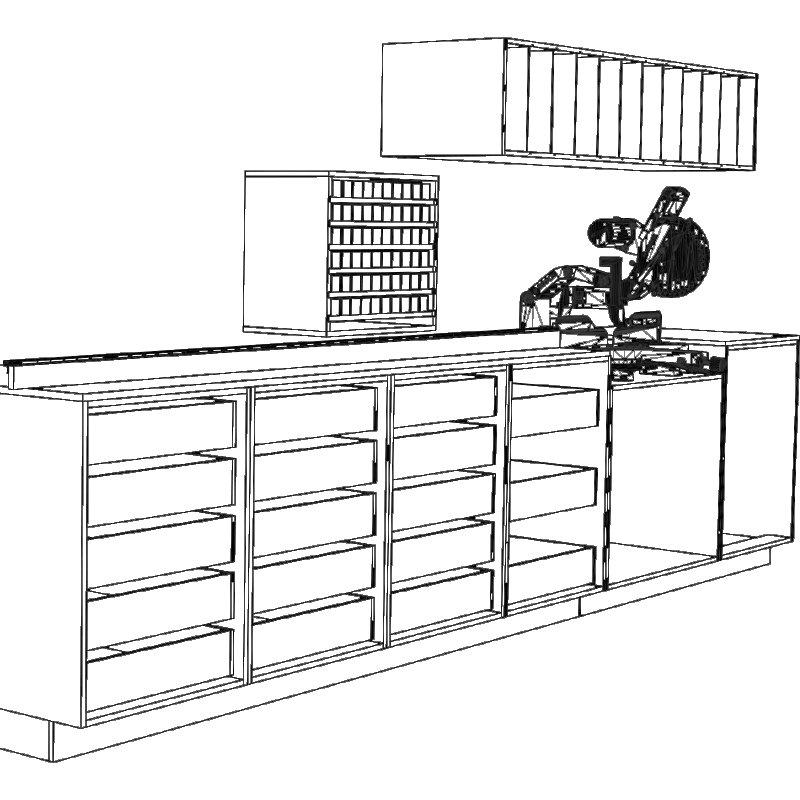 Mitre Saw Station