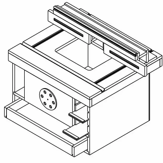 Router Table Fence + Cabinet