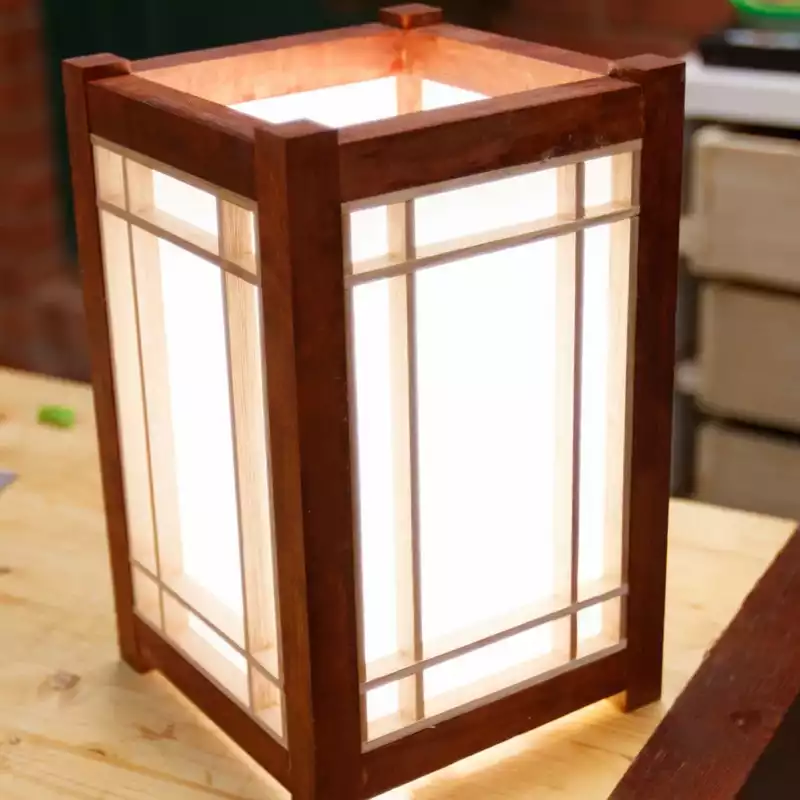 Shoji LED Lamp