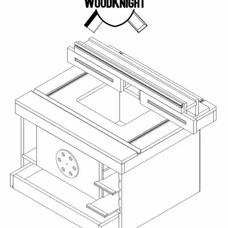 Router Table Fence + Cabinet